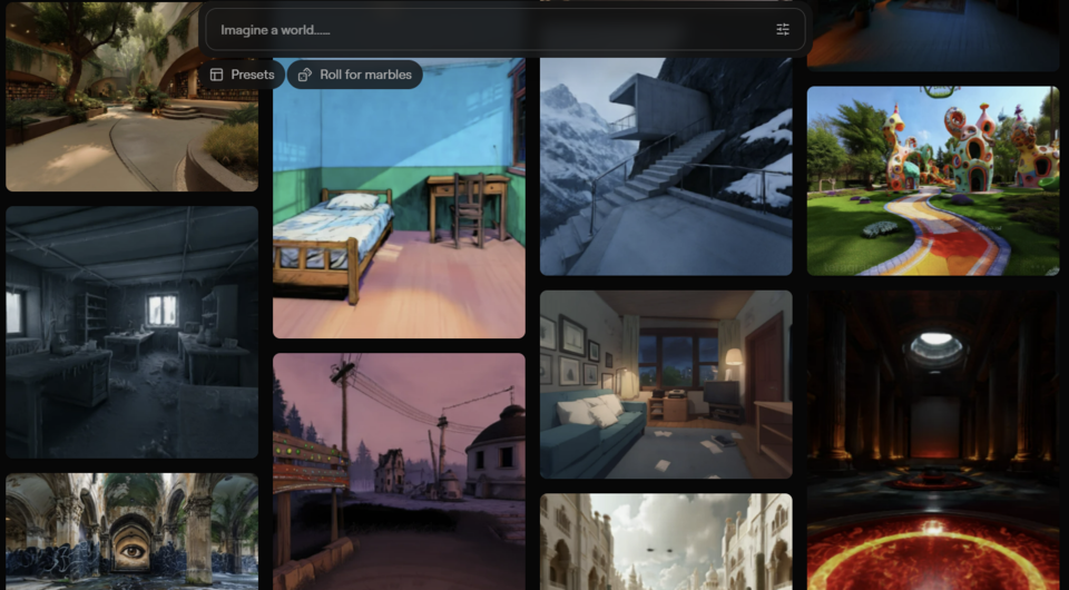 첫 상업 모델 '마블'로 제작한 3D 환경. (사진=월드랩스)